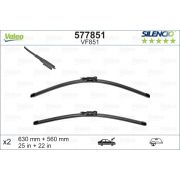 Слика 1 на перо на брисач VALEO SILENCIO FLAT BLADE SET 577851