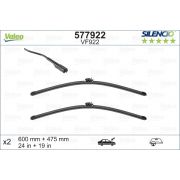 Слика 1 на Перо на брисач VALEO SILENCIO FLAT BLADE SET 577922