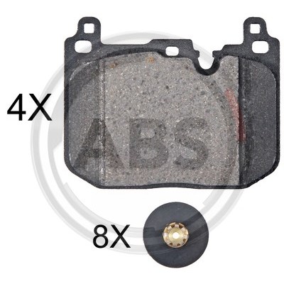 Слика на плочки A.B.S. 35117 за Mini Clubman (F54) Cooper SD ALL4 - 163 коњи дизел