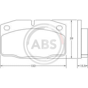 Слика на плочки A.B.S. 36145 за Opel Kadett E Combo 1.3 S - 75 коњи бензин