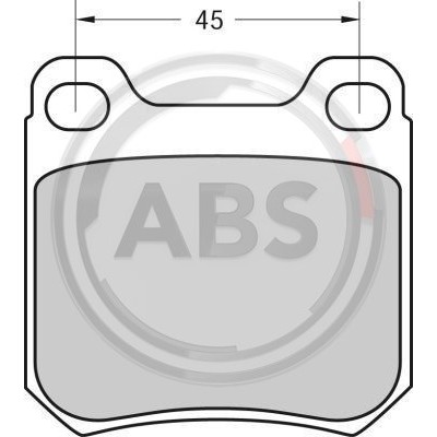 Слика на плочки A.B.S. 36624/1 за Saab 900 II Coupe 2.0 i - 131 коњи бензин