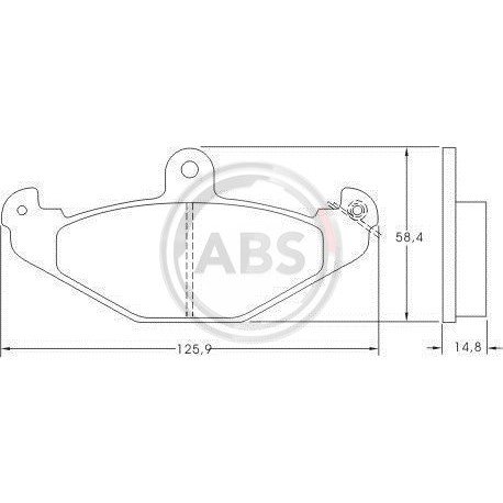 Слика на плочки A.B.S. 36788 за Renault 21 Saloon 2.1 TD - 68 коњи дизел