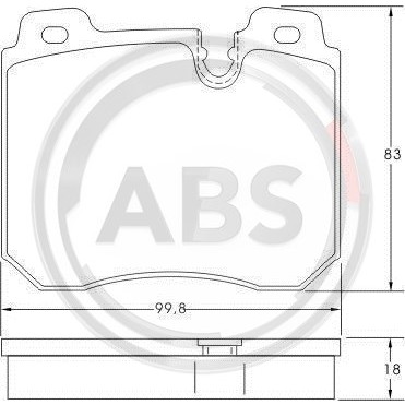 Слика на плочки A.B.S. 36952 за BMW 7 Limousine E38 725 tds - 143 коњи дизел