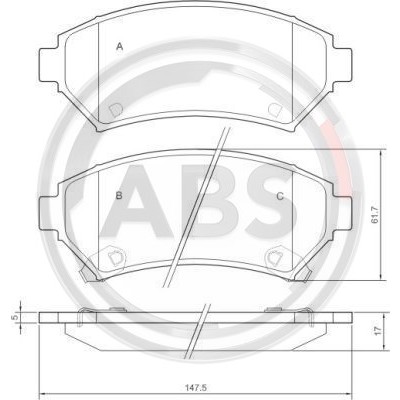 Слика на Плочки A.B.S. 37015