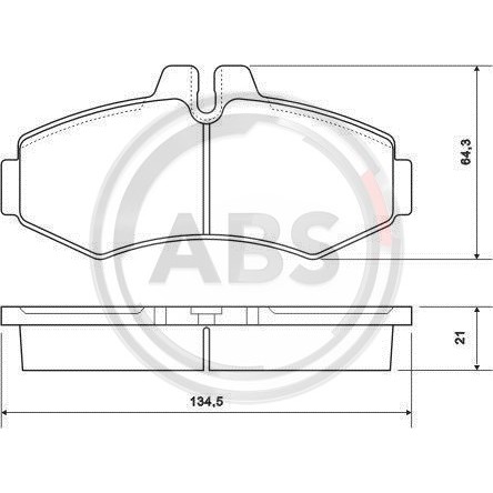 Слика на плочки A.B.S. 37095 за Mercedes Sprinter 2-t Bus (901,902) 214 NGT - 129 коњи Бензин/Метан (CNG)