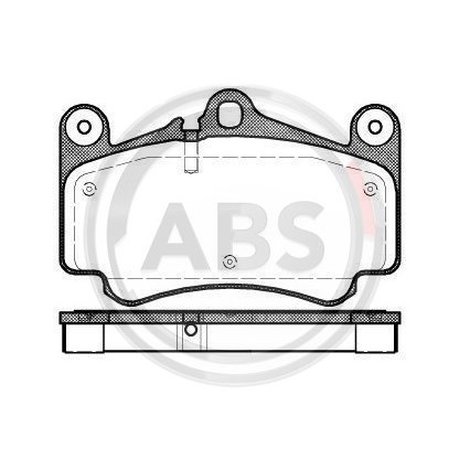 Слика на плочки A.B.S. 37147 за Porsche 911 Convertible (997) 3.8 Carrera S - 385 коњи бензин