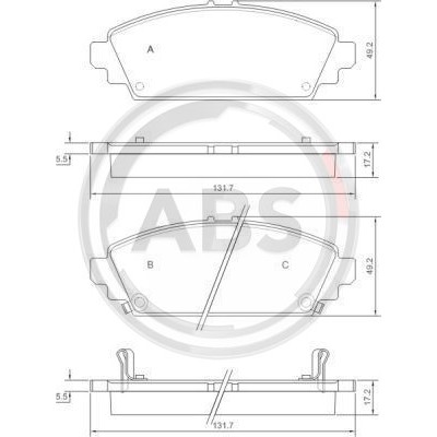 Слика на Плочки A.B.S. 37177