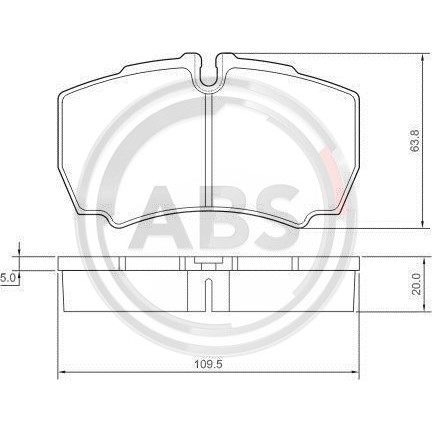 Слика на плочки A.B.S. 37298 за камион Iveco Daily 2 Bus Box 2.8 CNG - 106 коњи компресиран природен газ (метан)