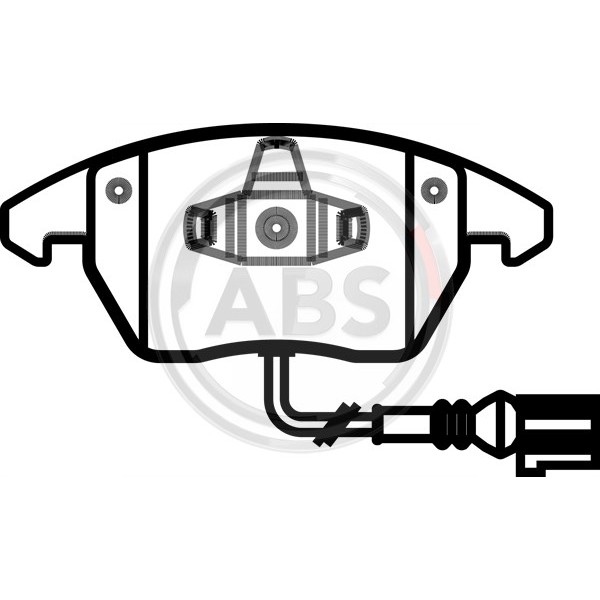 Слика на плочки A.B.S. 37414 за VW Caddy 3 Box 1.2 TSI - 105 коњи бензин