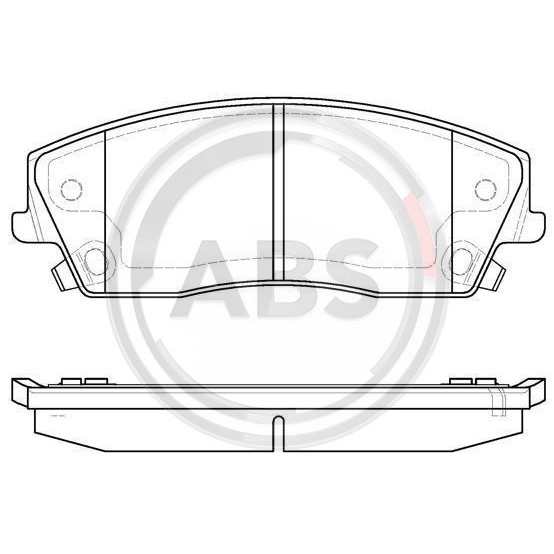 Слика на плочки A.B.S. 37609 за CHRYSLER 300C Sedan 2.7 - 193 коњи бензин