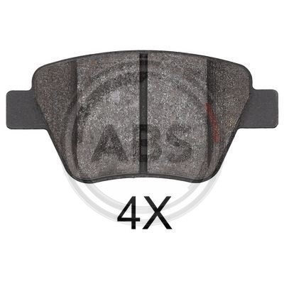 Слика на плочки A.B.S. 37784 за VW Caddy 3 Box 1.6 TDI - 102 коњи дизел