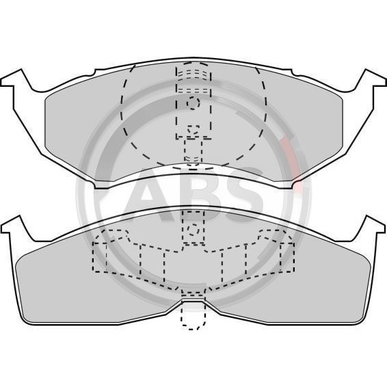 Слика на плочки A.B.S. 38730 за CHRYSLER CARAVAN 2.4 - 151 коњи бензин