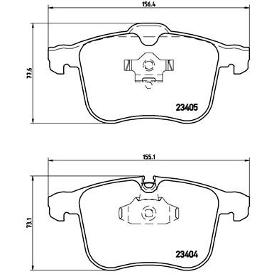 Слика на Плочки A.B.S. BREMBO DIRECTIONAL BRAKE PADS P59046