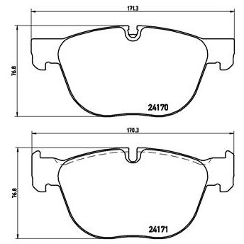 Слика на Плочки A.B.S. BREMBO P06049