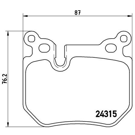 Слика на плочки A.B.S. BREMBO P06059 за BMW 3 Coupe E92 330 i - 272 коњи бензин