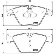 Слика 1 на плочки A.B.S. BREMBO P06074