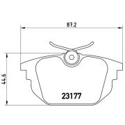 Слика 1 на плочки A.B.S. BREMBO P23026