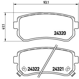 Слика на Плочки A.B.S. BREMBO P30025