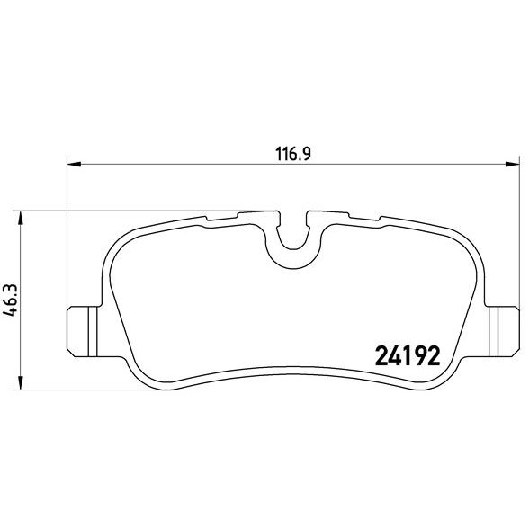 Слика на Плочки A.B.S. BREMBO P44013