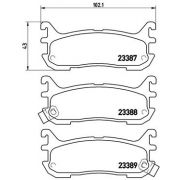 Слика 1 на плочки A.B.S. BREMBO P49021