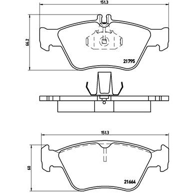 Слика на Плочки A.B.S. BREMBO P50023