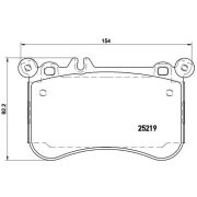 Слика 1 на плочки A.B.S. BREMBO P50097