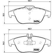 Слика 1 на плочки A.B.S. BREMBO P50104