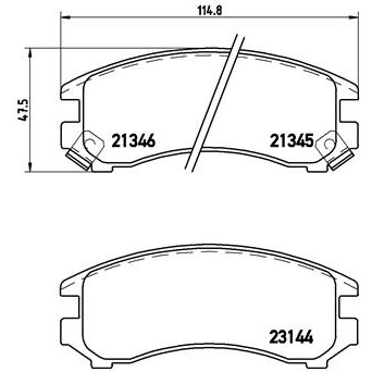 Слика на Плочки A.B.S. BREMBO P56018