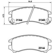 Слика 1 $на Плочки A.B.S. BREMBO P56018