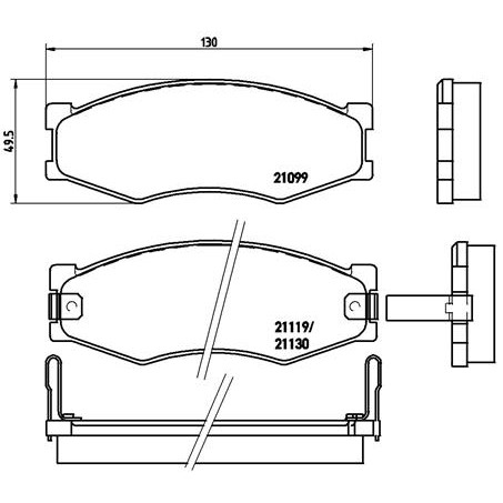 Слика на Плочки A.B.S. BREMBO P56056