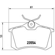 Слика 1 на плочки A.B.S. BREMBO P85017