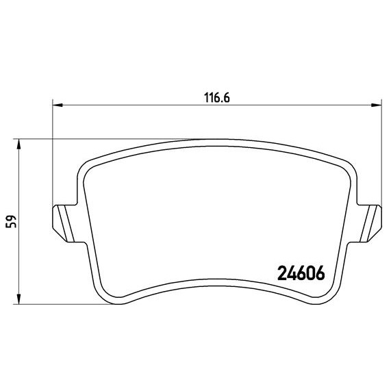 Слика на плочки A.B.S. BREMBO P85099 за Audi A4 Avant (8K5, B8) 1.8 TFSI - 170 коњи бензин