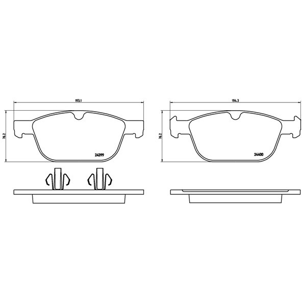 Слика на Плочки A.B.S. BREMBO P86023