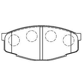 Слика на Плочки AISIN Premium Advics A1N016