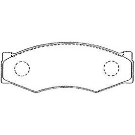 Слика на Плочки AISIN Premium Advics B1N003