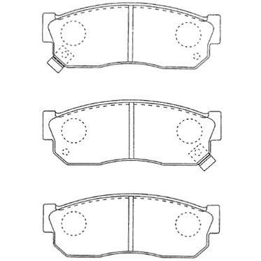 Слика на Плочки AISIN Premium Advics B1N009