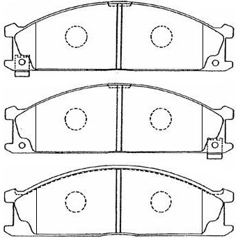 Слика на Плочки AISIN Premium Advics B1N011