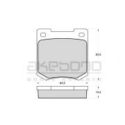 Слика 1 $на Плочки AKEBONO PREMIUM AN-4159KE