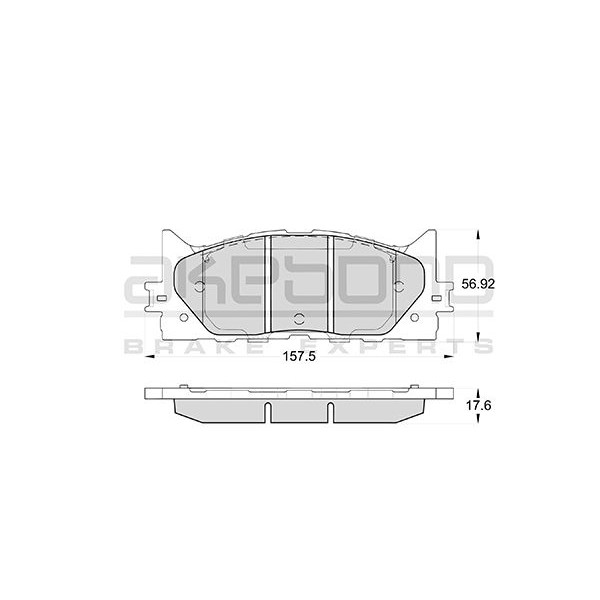 Слика на Плочки AKEBONO PREMIUM AN-734KE