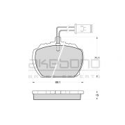 Слика 1 $на Плочки AKEBONO Standard AN-3994K