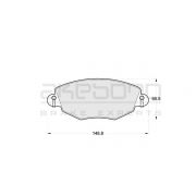 Слика 1 на плочки AKEBONO Standard AN-4009K