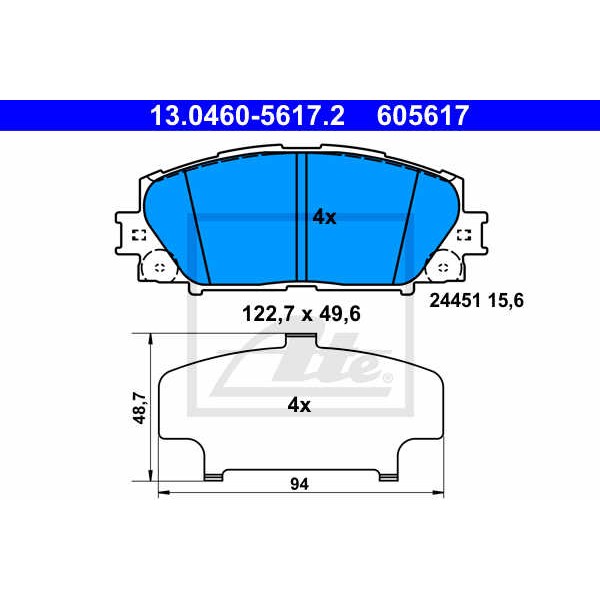 Слика на Плочки ATE 13.0460-5617.2