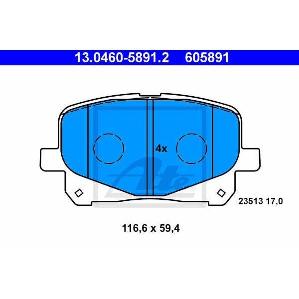 Слика на Плочки ATE 13.0460-5891.2