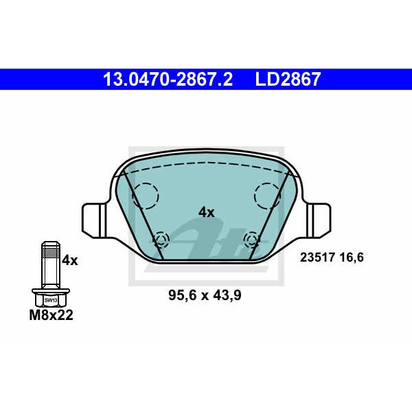 Слика на Плочки ATE Ceramic 13.0470-2867.2