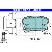 Слика 1 на плочки ATE Ceramic 13.0470-2887.2