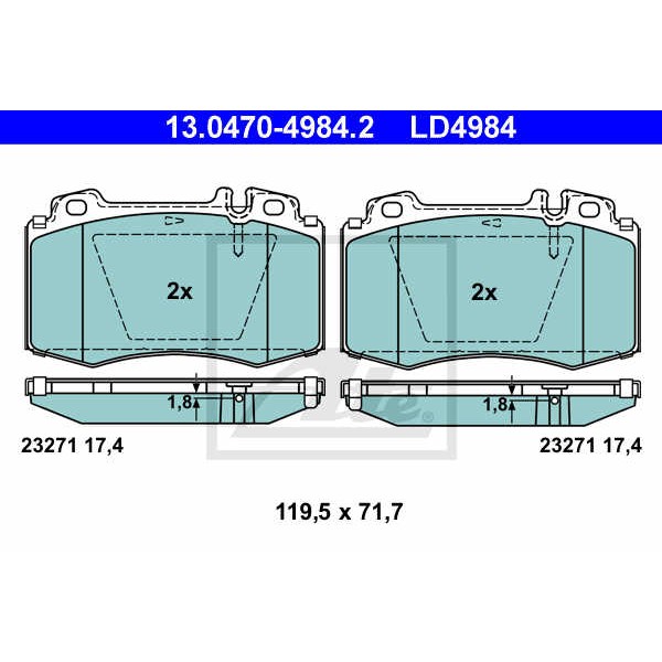 Слика на Плочки ATE Ceramic 13.0470-4984.2