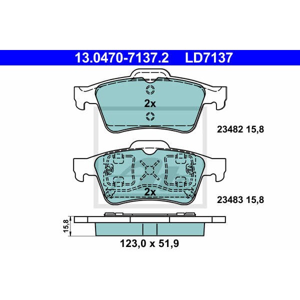 Слика на Плочки ATE Ceramic 13.0470-7137.2