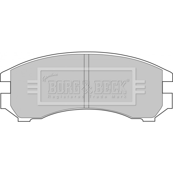 Слика на Плочки BORG & BECK BBP1051