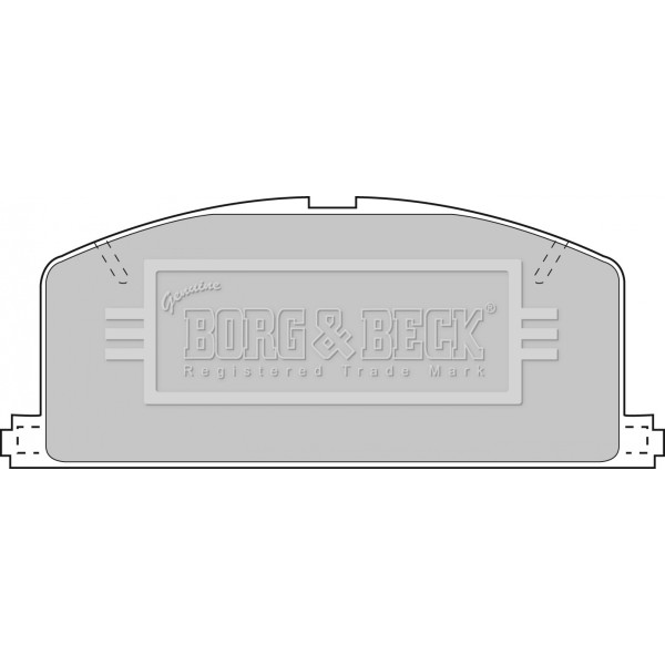 Слика на Плочки BORG & BECK BBP1267