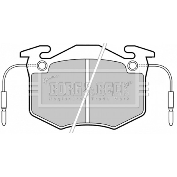 Слика на Плочки BORG & BECK BBP1370